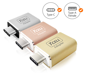 USB 3.1 Type-C(公)轉USB-A(母) 高質感轉接頭